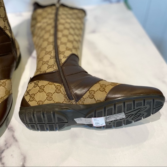 Gucci monogram boots - Picture 4 of 5
